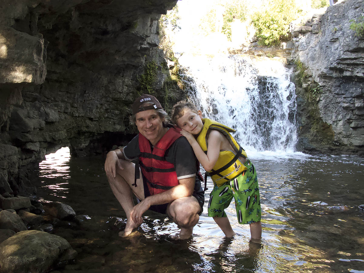 casual portrait with my son